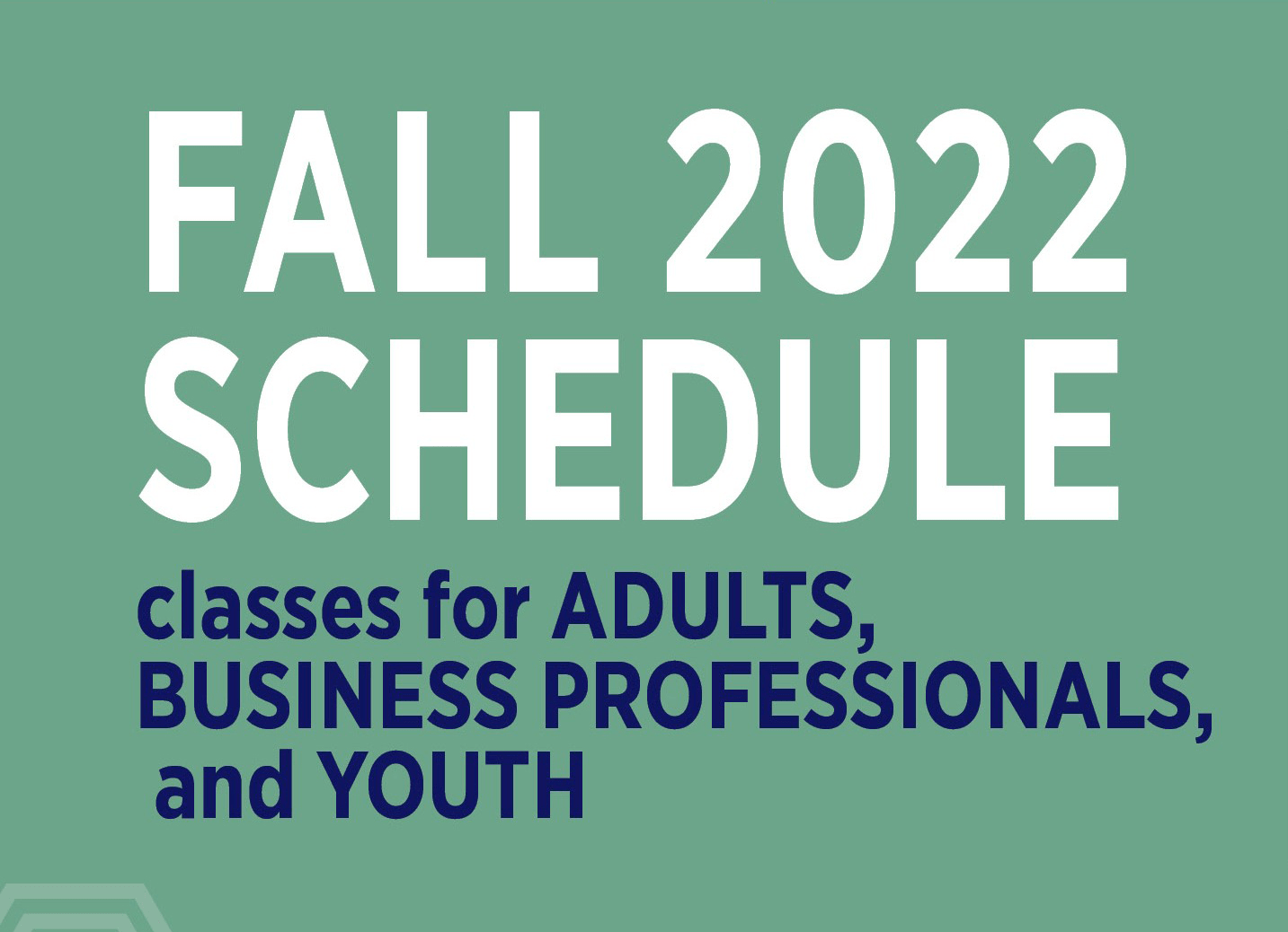 Class Schedule Class Schedule
