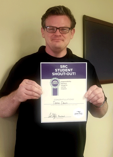 Dallas Davis: April Student Shout-Out Recipient