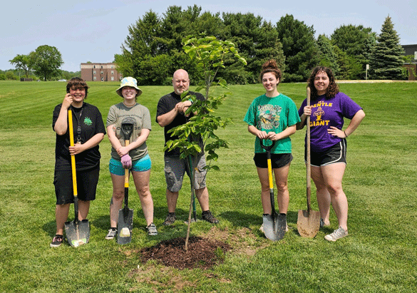SEA Members Plant Trees for Earth Day