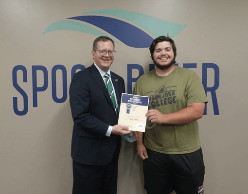 Student Shout-Out Award Recipient Ryne Crum