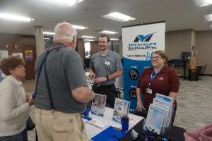 MidAmerica National Bank, sponsor, with attendees 