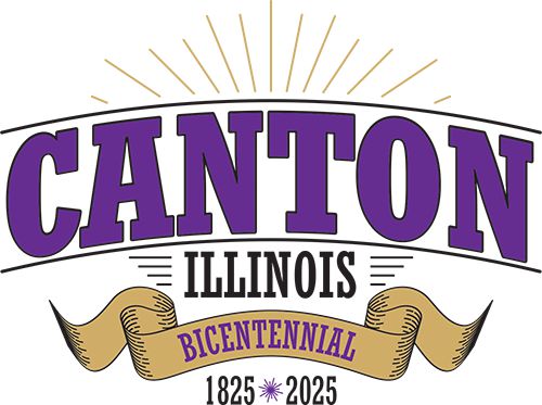 Canton Illinois Bicentennial logo, 1825 - 2025
