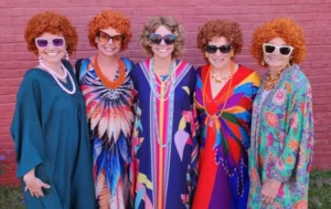 Picture of attendees at the Mrs. Roper Romp fundraiser in downtown Havana last year.