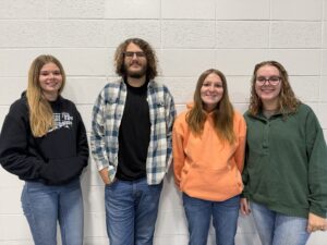 Danica Geeseman, Macon Kessler, Halee Krieger, Jack Lowry, and Olivia McLouth
